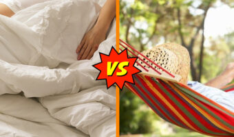 Sleeping in a Hammock vs Bed